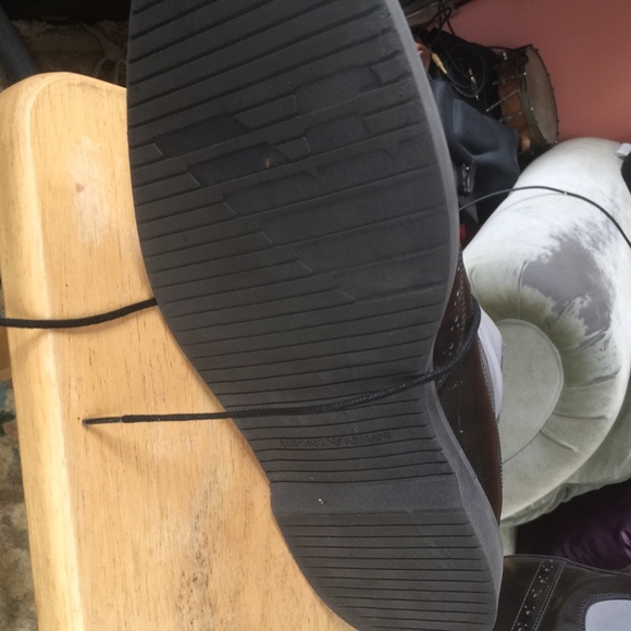 Emporio Armani wing tip boots - Picture 2 of 4